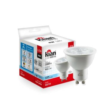 Imagem de Lâmpada Led Dicroica 4W Kian Gu10 Mr16 6500k Bivolt