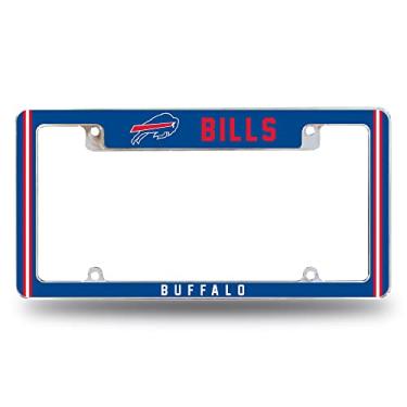 Imagem de Rico Industries Moldura de placa de carro automotiva NFL Buffalo Bills Alternate 30,48 cm x 15,24 cm para carro/caminhão/SUV