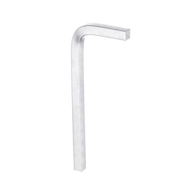 Imagem de HARFINGTON Chave de cabeça quadrada em forma de L 6 mm aço cromo-vanádio 4 pontos chave de parafuso para reparo doméstico básico de projetos DIY e aplicações gerais, prata