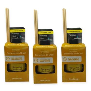 Imagem de 3 Aromatizador Ambiente Difusor Palito Aromas Cheirinho Top Perfume Ca