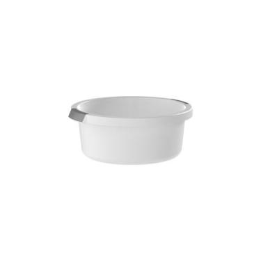 Imagem de Bacia Alça Multiuso Resistente Cozinha Lavanderia 5l Flow Ou, Branco