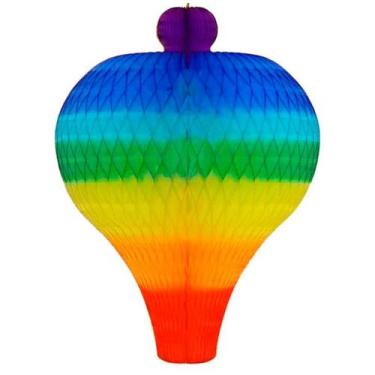 Imagem de Balão Carrapeta 680 MM - Enfeite Papel de Seda - Colmeia - 1 Unidade -