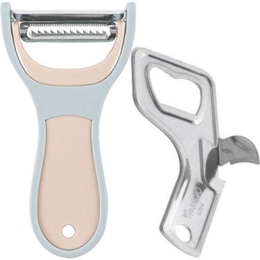 Imagem de 02 Descascador + Abridor Latas Fatiador Legumes Fruta Batata - Art Hou