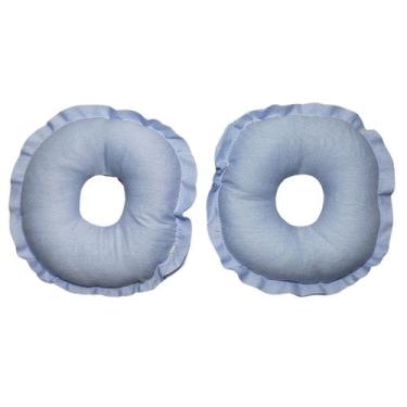 Imagem de Par Rosquinhas Amamentação Vekyo Modas Peitos Gestante Macia Lavável A