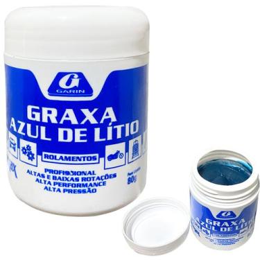 Imagem de Graxa Azul De Lítio Para Rolamento Profissional Garin 80g