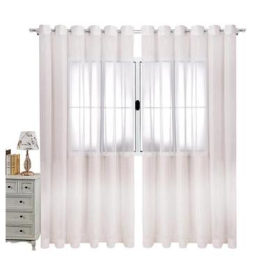 Imagem de Cortina em Voil Liso Para Sala Quarto Varão Simples 300x240 - Ibitinga