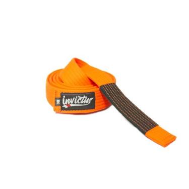 Imagem de Faixa Jiu-Jitsu Infantil Envio Imediato - Kimonos Invi, Laranja, M4
