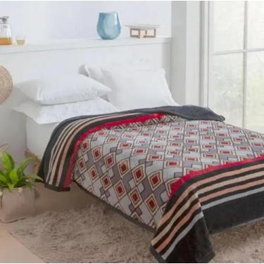 Imagem de Cobertor Casal Jolitex/Dyuri Ternille Orinoco Cinza 180x220cm