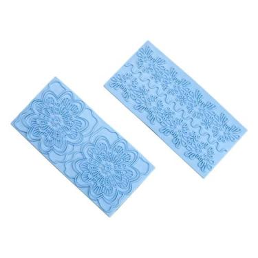 Imagem de Carimbo de Vintage para confeitar 6,9x14,3x0,3cm kit 2 un - Cromus