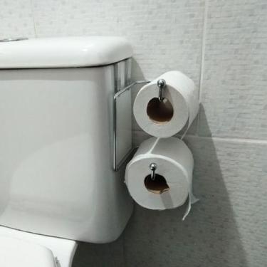 Imagem de Expositor Duplo Para Papel Higiênico de Banheiro Lavabo - MS
