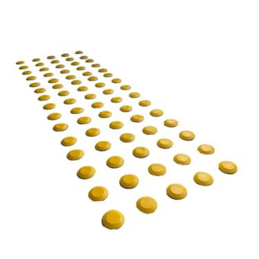 Imagem de Elemento tátil alerta e direcional pvc cola - adesivado - LAGGE ACESSI
