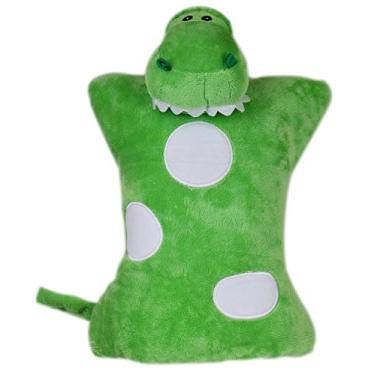 Imagem de Cloudz Almofada de viagem infantil de pelúcia na mão - Dinossauro