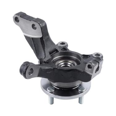 Imagem de SAOKNCE Conjunto de junta de direção do rolamento do cubo da roda dianteira esquerda para Nissan Versa 2013-2019 Nissan Versa 2014-2019 Note L4 1.6L BR935009LK 9530100 LH lado do motorista