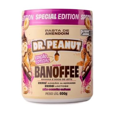Imagem de PASTA DE AMENDOIM (600G) DR. PEANUT - WHEY PROTEIN - Suplemento (Banoffee)