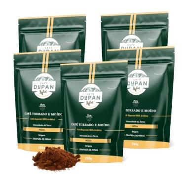Imagem de Café Dupan Torrado e Moído - 250g (Variação de Quantidade de Pacotes Disponível) - Grãos Selecionados, Aromático e Fresco