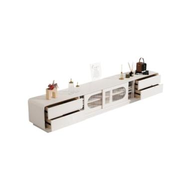 Imagem de LICONG-2019 Gabinete de TV, sala de estar, armário de TV, moderno, simples, pequeno, apartamento, mesa de café, armário de TV, combinação de gabinete de mídia