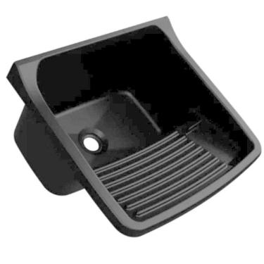 Imagem de Tanque Plastico Lavar Roupa 24 Litros Preto - Metasul