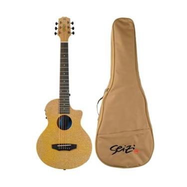 Imagem de Violão Elétrico Aço Seizi Fun Panda (Tam: Reduzido) C/Bag - VL0320