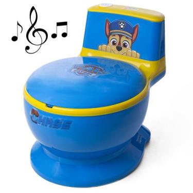 Imagem de Penico Infantil Privadinha Musical com Som de Descarga Patrulha Canina