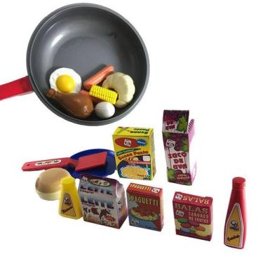 Imagem de Brinquedo Frigideira Gourmet De Plástico 18 Peças - PICA PAU