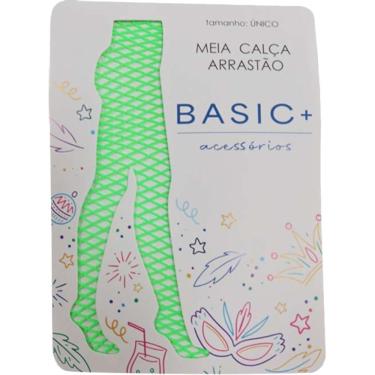 Imagem de Meia-Calça Arrastão Verde - Basic+
