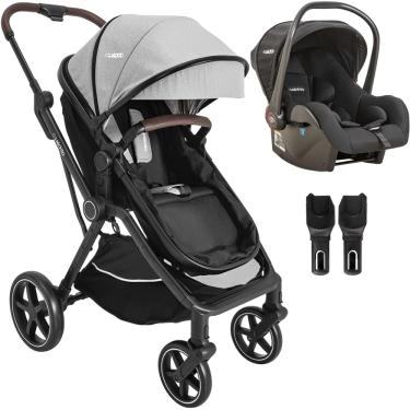 Imagem de Carrinho Kiddo Nomad Grafite Compacto Bebe Conforto