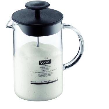 Imagem de Bodum 1446-01US4 Leite Manual Latteo Frother, 8 Onças, Preto