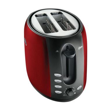 Imagem de Torradeira de Aço Inox Vermelha Oster 220V