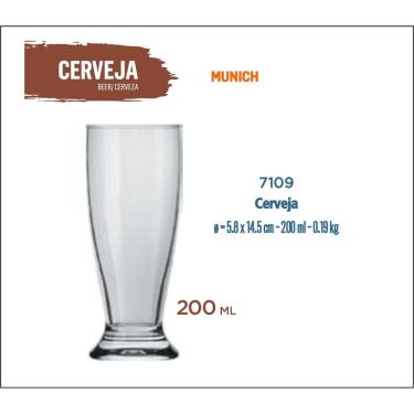 Imagem de Copo Cerveja Munich 200ml-artesanal-pilsen-premium-ipa