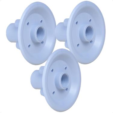 Imagem de Nicho para Refletor de Piscina de Vinil, ABS, Rosca 1/2 Polegada, Kit com 3 Peças