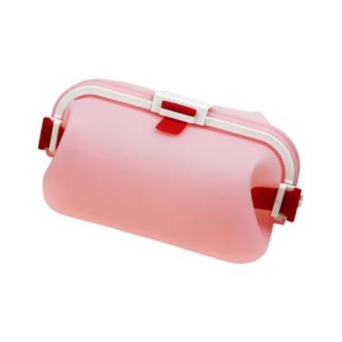 Imagem de IEUDNS Silicone Lunch Bow Box Storage Recipiente de Microondas Bolsa de Viagem Bolsa de Maquiagem Bolsa de Maquiagem para Escolar, Rosa