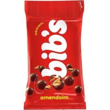 Imagem de Confeito Chocolate com Amendoim 40g 1 UN Bibs