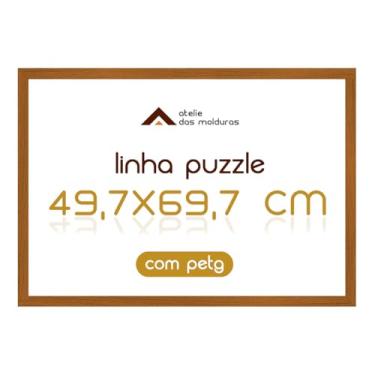 Imagem de Moldura para Quebra Cabeça Grow Puzzle Peças 49,7x69,7 com Proteção Petg (Caramelo)