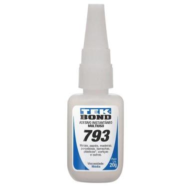 Imagem de Cola Tekbond 793 Instantânea Antientupimento 20g - Embalagem com 10 Un