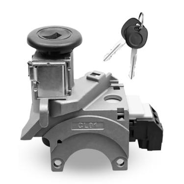 Imagem de Interruptor de cilindro de bloqueio de ignição com chaves e caixa de cilindro e interruptor de arranque substitui US-312L D1469G, conjunto de ignição adequado para Chevy Silverado Avalanche Tahoe