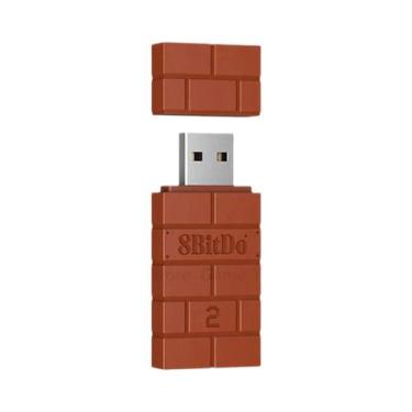 Imagem de Adaptador Bluetooth Sem Fio 2 em 1 para Controle 8BitDo Ultimate 2C/My