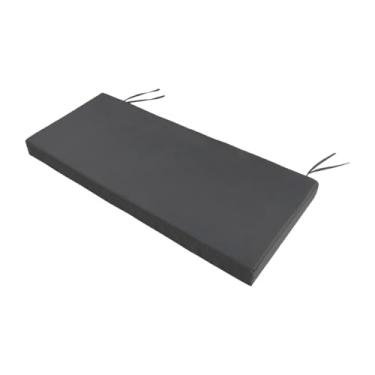 Imagem de Gralara Garden Bench Cushion Couch Pad Modern 107 x 46 cm Adeset Pad Fmoty Moberty Seat for Lounge Sofá sofá, Cinza Escuro