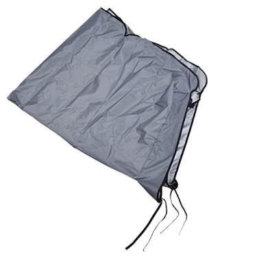 Imagem de 3 Assentos Cadeira de Balanço Capa de Rede 190t de Poliéster de Poliéster Capa de Almofada de Assento Ultra Leve Muitas Funções (Cinza)