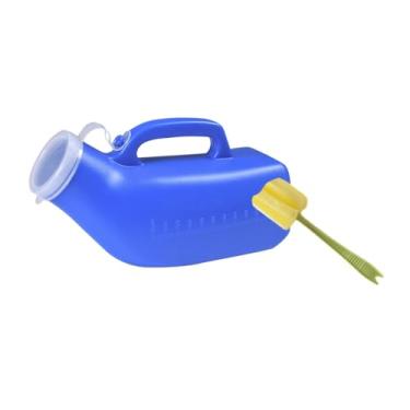 Imagem de Zialofi Mens Pee Pee Collection maconha portátil Recipiente urinário à prova de vazamento Men Potty para acampar idosos acampar o uso noturno do carro, Azul