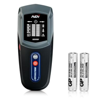 Imagem de ND0989 Localizador de pinos multifuncionais e detector de fonte de calor, detecção precisa de pinos, fios ativos AC e fontes de calor atrás de paredes, ideal para reforma doméstica, instalação