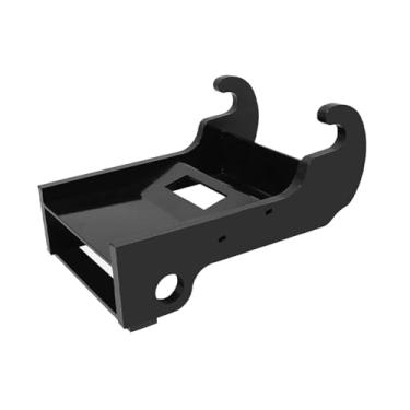 Imagem de Acessório de Escavadeira de Suporte de Acoplador Rápido Acessório de Montagem do Balde Mn Aço de Acabamento Preto Com Revestimento de Acabamento para Mini Acessórios de