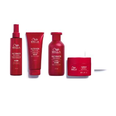 Imagem de Kit Wella Ultimate Repair Shamp + Cond + Másc + Óleo140ml
