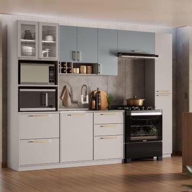 Imagem de Cozinha Completa Itatiaia Essence 5 Peças Fendi E Gris