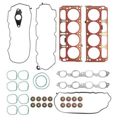 Imagem de Conjunto de juntas de cabeça compatível com Chevrolet Camaro Cadillac Escalade GMC Sierra 6.2L Substituir HS55332, HS26749PT, 12700877, 12657969, HGS3244, 26749PT