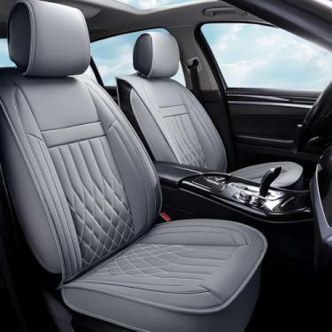 Imagem de Capas de assento de carro para Lexus RX350 2007-2024 capas de assento de carro de couro padrão, à prova d'água, respiráveis, almofadas de couro sintético, capas de assento universais antiderrapantes