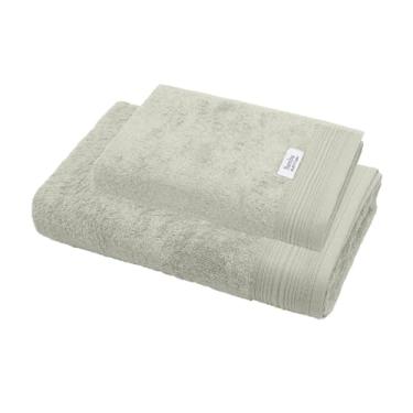 Imagem de Jogo de Toalha De Banho e Rosto, Gigante, 2 Pe�as, 100% Bambu Natural, Buettner, Alta Absor��o, Toque Aveludado, Altihaus (Verde Lima)