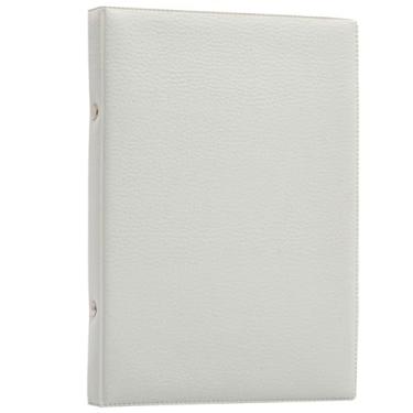 Imagem de Album Couro Escovado 15x21 40/60/80 Ou 100 Fotos Ou 10x15/120 Fotos (BRANCO,15X21/40)