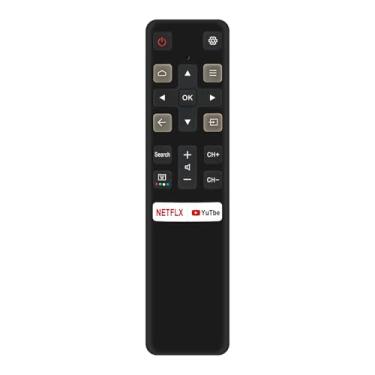 Imagem de SRC802V 06-BTZNYY-SRC802V IR Controle remoto de substituição adequado para TCL TV 32S334 40A345 55A547 50A547 43A443