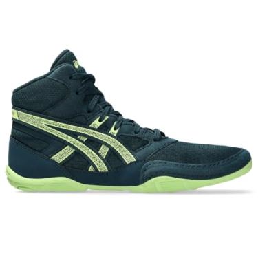 Imagem de ASICS Tênis infantil Snapdown 4 Grade School Wrestling, Azul-petróleo tranquilo/amarelo lúcido, 16