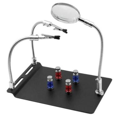 Imagem de Lupa De Solda Com Braço Flexível, Ferramenta De Lupa 3x Para Reparo El